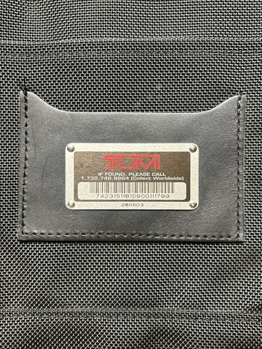 TUMI schwarz ballistisch gepolstert Nylon Laptophülle Computer 14" Beuteltasche 280SD3 Reise - Bild 7 von 24