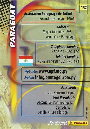 2002 Panini World Cup Germany '06 - Country Logo Common (131 - 140) and Checklis - Picture 4 of 40