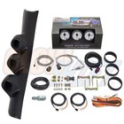 GlowShift W7 Boost EGT Fuel PSI Gauges + Pod for 94-97 Dodge Ram 12v Cummins