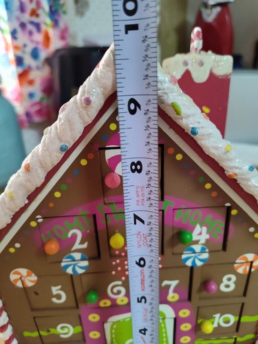 St. Nicholas Square Wooden Advent Calendar Gingerbread House 25 Doors **Read* - Picture 12 of 13