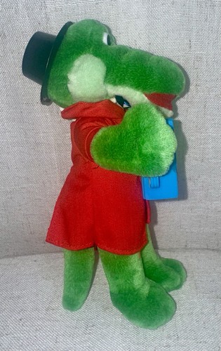 Vtg. NWT Soviet Cheburashka Friend Gena Crocodile Accordion Plush Stuffed Animal - Picture 2 of 7