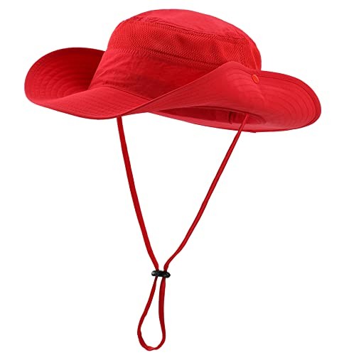 Wide Brim Sun Hat for Men Breathable Cowboy Boonie Hat UPF 50+ Sun Protection - Picture 2 of 7