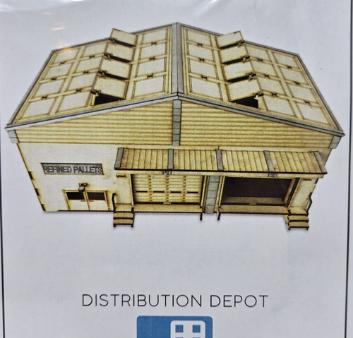 Distribution Depot RPG Terrain Game War Scenery #DCS-091 28-32mm TTCombat - Picture 2 of 8