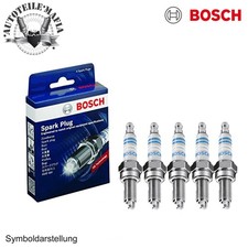 BOSCH 5x Zündkerzen passend für FIAT FORD FORD USA FSO GEELY HONDA KIA