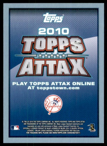 2010 Topps Update #NNO Robison Cano Topps Attax - Picture 2 of 2