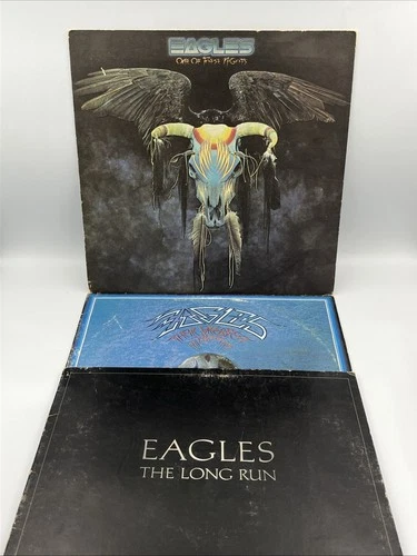 Eagles Vinyl Lot Of 3 LPs One of These Nights The Long Run Their Greatest Hits