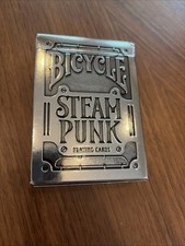 Bicycle Playing Cards Silver Steam Punk - Opened /Never Used
