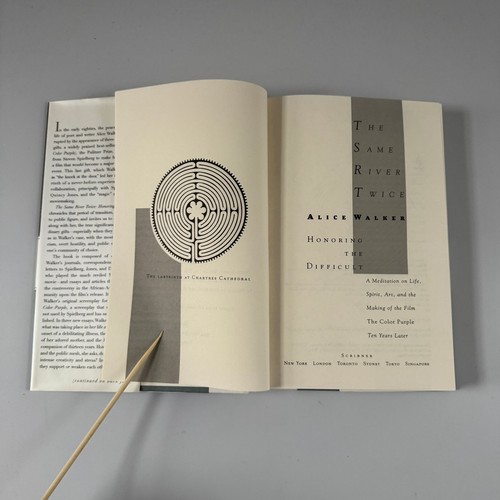 The Same River Twice Alice Walker 1996 First Edition Hardcover Scribner - Picture 3 of 10