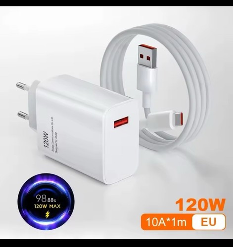 Xiaomi 120W Charging Combo Caricabatterie con Cavo di Ricarica da USB-A a Tipo-C - Zdjęcie 2 z 8