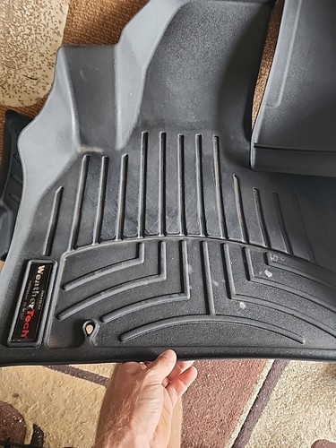 WeatherTech FloorLiner HP for 2020-2025 Kia Telluride - Full Set, Black - Picture 5 of 6