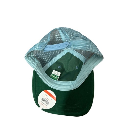 LL Bean Trucker Hat Mid-Crown Snap Back Childs Baseball Cap OSFA Camo Outdoor - Picture 2 of 2