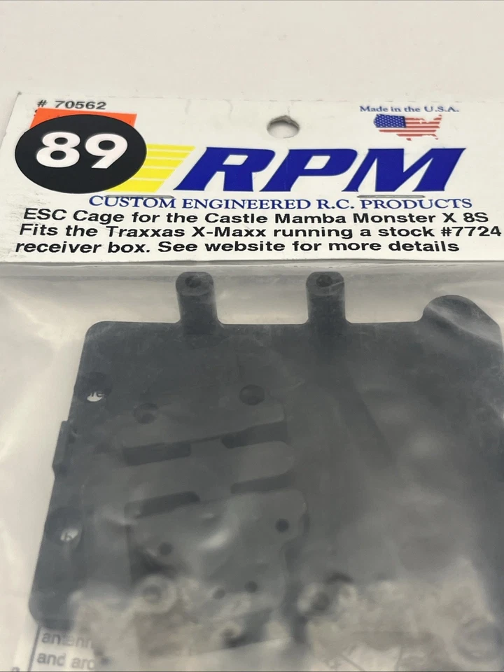 NEW RPM 70562 ESC Cage for Castle Mamba X 8S ESC & Traxxas XMaxx FREE US SHIP - Image 3 of 3