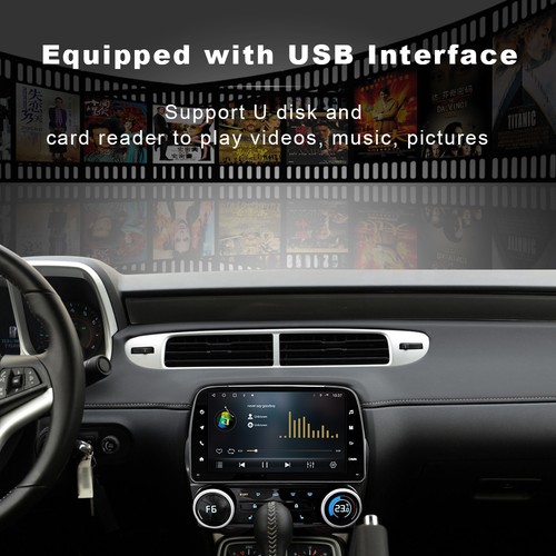 8'' Android Car Radio GPS Navi Stereo Player 6+128G For Chevrolet Camaro 2010-15 - Picture 4 of 12