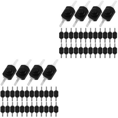 Set of 2 Knöpfe Momentary Push Button Schalter Mikro-Kippschalter -Beschützer