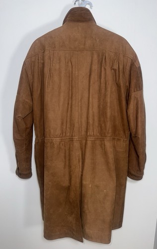 The Territory Ahead Long Leather Chore Country Coat Decke gefüttert Herren Medium - Bild 6 von 12