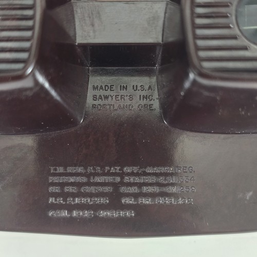 LOTE DE COLECCIÓN SAWYER VIEWMASTER MODELO E BAQUELITA MARRÓN CON 59 CARRETES Y ESTUCHE AÑOS 50 - Imagen 7 de 18
