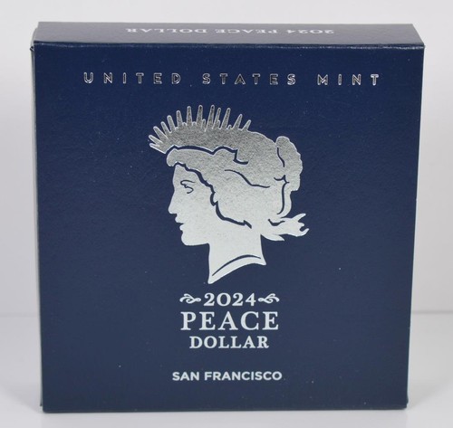 2024-S PP Peace Silber Dollar mit OGP ohne COA