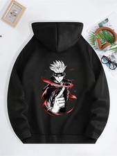 Men'S Anime Hoodie -Japanese Manga Graphic Pullover Sweatshirt w/Adjustable Draw