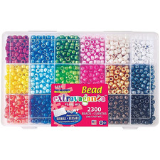 The Beadery - Bead Extravaganza Pearl Mix Bead Box - 2300 Beads - 6484