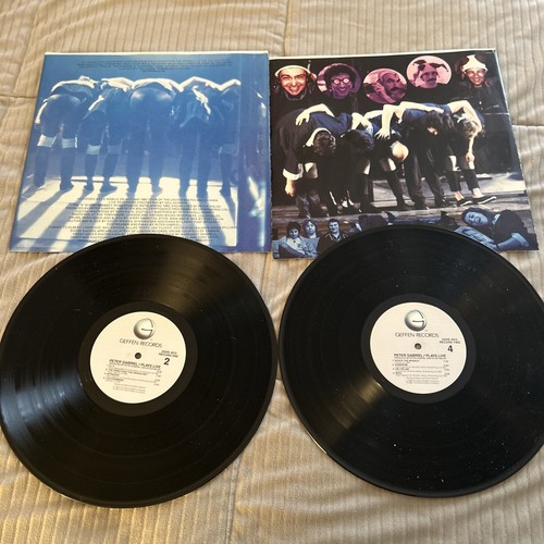 Peter Gabriel Plays Live 2 LP 1983 Geffen Records Like New - Picture 5 of 5