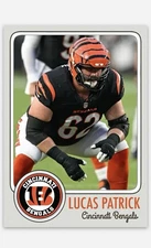Lucas Patrick   Novelty Football Card! Cincinnati Bengals