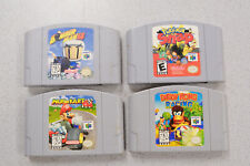 MARIO KART BOMBERMAN 64 DONKEY KONG RACING POKEMON SNAP Nintendo 64 4 CARTRIDGES