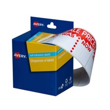Avery Sales Was Now Label Removable Adhesive Backing Handy Dispenser 44x63mm