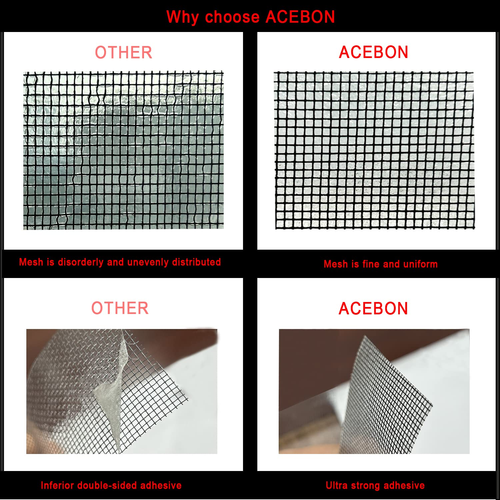 Window Screen Repair Tape, 2"X80" Mesh Patch for Window Door Tears & Holes - Picture 2 of 12