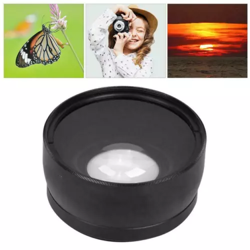 58mm 0.45X Wide Angle Macro Lens For Nikon D7500 D5200 D5300 D3100 D3300 D3400 - Picture 2 of 12
