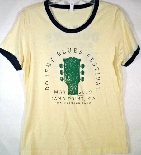 Doheny Blues Festival 2019 Konzert Ringer T-Shirt - Damen XL Extra Large