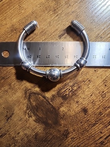 Einzigartiges MODERNIST MEXICO TAXCO STERLINGSILBER 925 UNISEX ARMBAND GR. Siehe Bilder - Bild 15 von 18