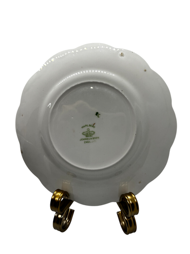 Rare Antique Johnson Bros Crown Mark Marlboro Green Salad Plate 8 inch - Picture 2 of 5