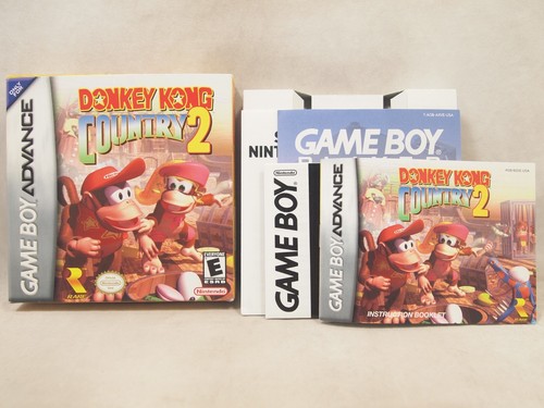 Donkey Kong Country 2 (Game Boy Advance | GBA) Authentic BOX MANUAL INSERTS ONLY - Picture 1 of 10