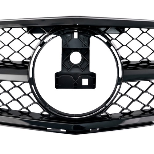 Black Grille For 2008-2014 Mercedes Benz W204 C-Class C250 C300 C350 Front Grill - Picture 5 of 9