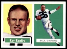 1957 TOPPS ARCHIVES RAY RENFRO CLEVELAND BROWNS #76