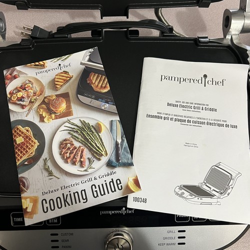Pampered Chef Deluxe Electric Grill & Griddle - Picture 9 of 15