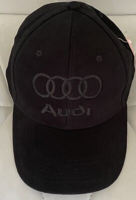 Audi Gifts Embroidered 6 Panel Brushed Cotton Baseball Cap Audi