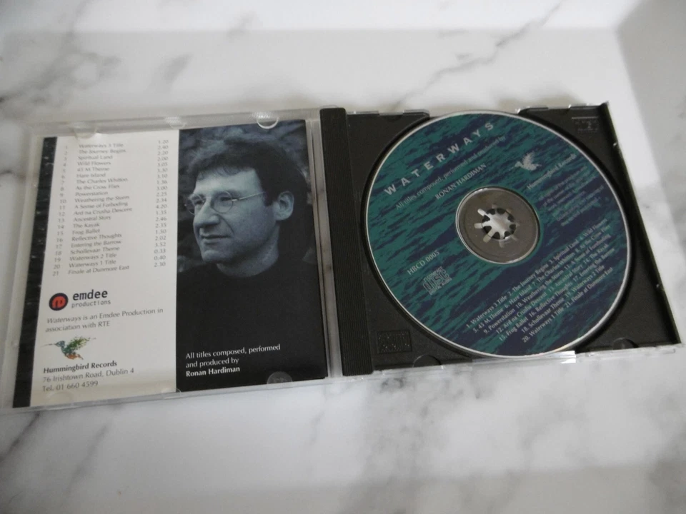 WATERWAYS MUSIC FROM THE TV SERIES RONAN HARDIMAN CD EMDEE HUMMINGBIRD RECORDS - Image 2 of 2