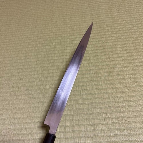 Sukenari Honyaki Yanagiba Japanese Kitchen Knife 306mm White Steel #1 Used - Picture 8 of 10