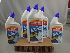 5x 32oz The Works Toilet Bowl Cleaner Rust Lime Scale Hard Water Stain Remover