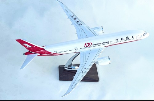 Shanghai Airlines 100 Dreamliner A787 Large Plane Model Solid Resin Apx 43Cm - Picture 2 of 4