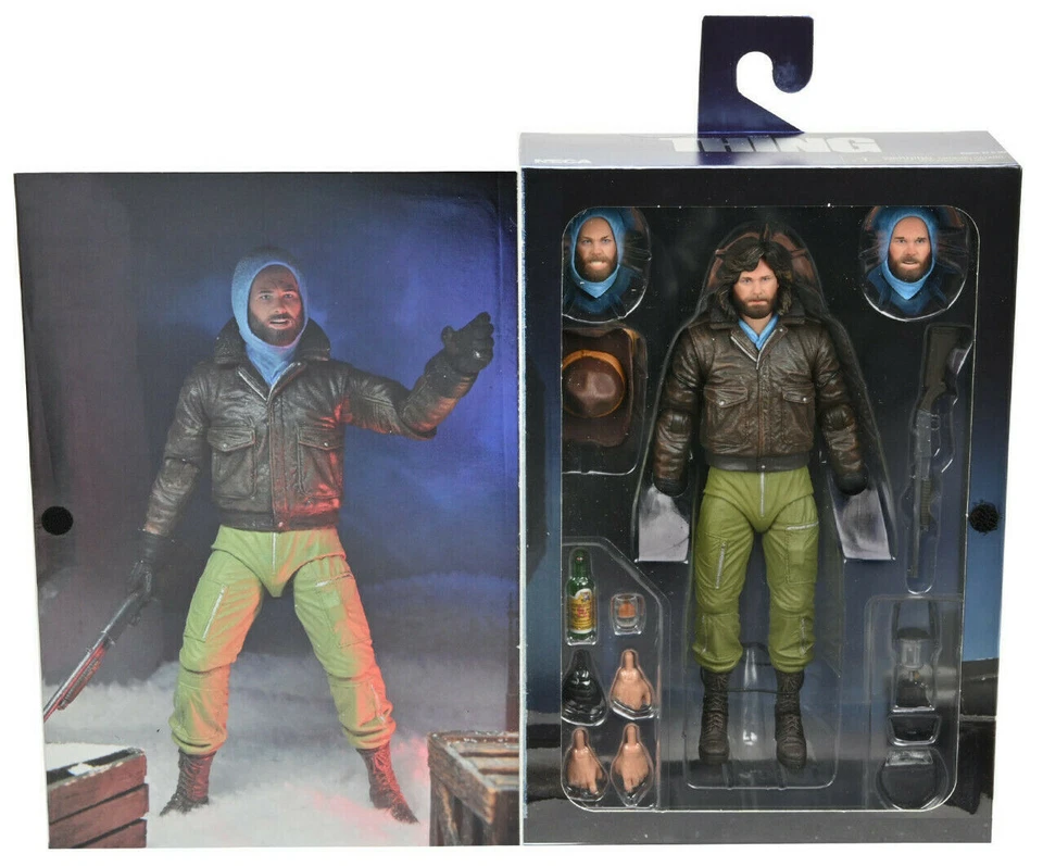 R.J. MacReady The Thing 1982 Outpost 31 Kurt Russell 7" 18cm Ultimate Figur NECA - Bild 1 von 4