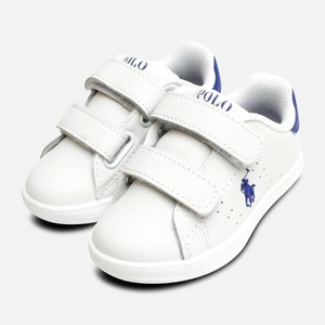 Ralph LAUREN POLO BIANCO Scarpe per bambini con logo blu | eBay