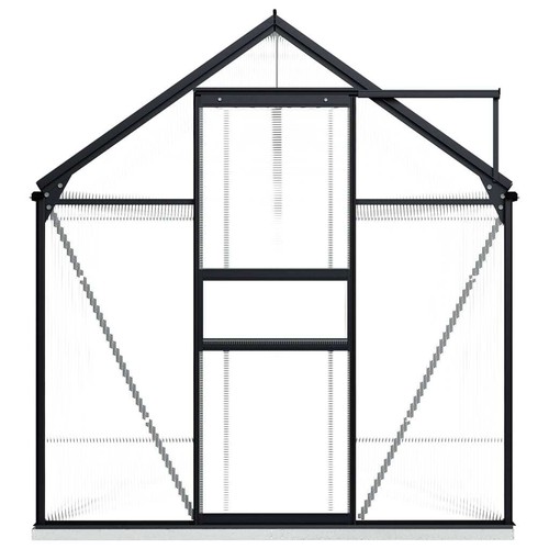 Greenhouse Aluminium Frame Green House Anthracite Storage Garden Shed - Picture 22 of 62