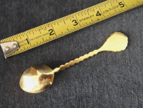 Cuchara de recuerdo dorado Demitasse Glen Eyrie - Imagen 2 de 3