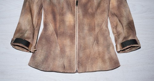 ELISABETTA FRANCHI Womens GOLD Jacket Size IT40 - Picture 3 of 8