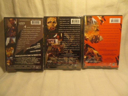 ZOMBIE 4, ZOMBI 3, ZOMBIE HOLOCAUST-- DVD 3 PACK--New/Sealed! - Imagen 2 de 3
