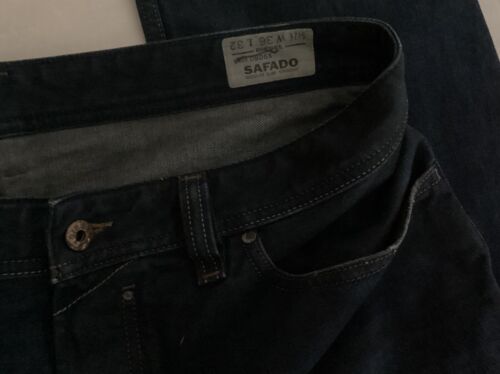 MEN'S DIESEL SAFADO REGULAR SLIM - STRAIGHT JEANS 36 x 32 (34) 0806X - Picture 3 of 12