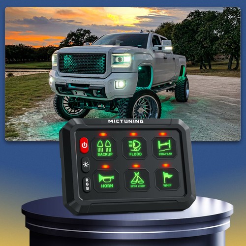 6 gang RGB Multifunction Switch Panel Relay System bluetooth Control 12/24V - Picture 24 of 24