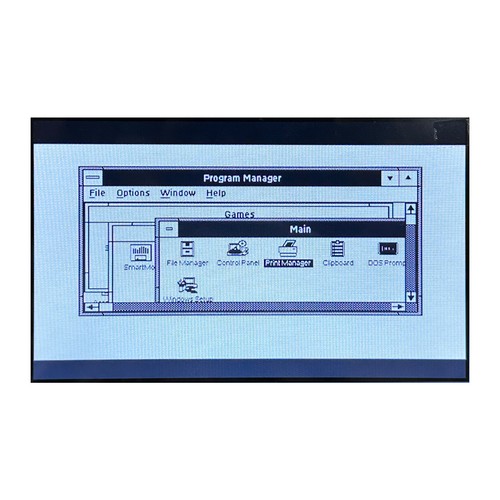 New Perfect Replica Portable 8086 CPU 4.77MHZ DOS Win Ver 3.0 Vintage Computer - Afbeelding 8 van 10